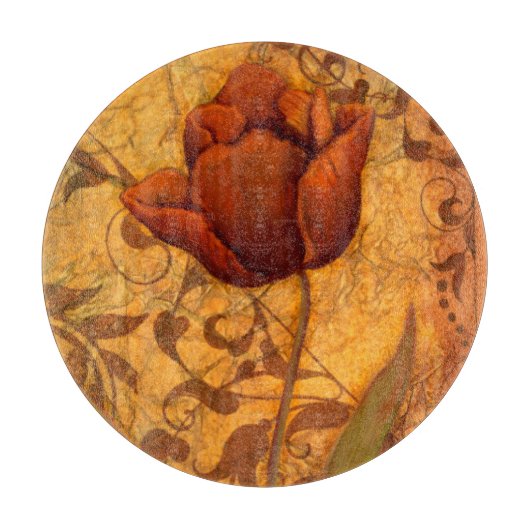 赤によってはIIが開花します カッティングボード (正面)