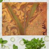 赤によってはIIが開花します キッチンタオル (折り畳み)