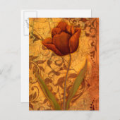 赤によってはIIが開花します ポストカード (正面/裏面)