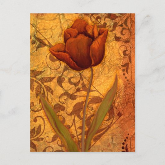 赤によってはIIが開花します ポストカード (正面)