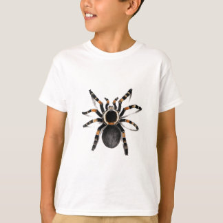 赤によってバンドを付けられるタランチュラのくも Tシャツ