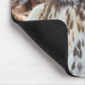 赤によって後につかれるタカ マウスパッド (コーナー)