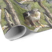 赤によって後につかれるタカ ラッピングペーパー (ロールコーナー)