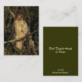 赤によって後につかれるタカATC 名刺 (正面/裏面)