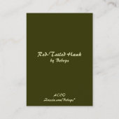 赤によって後につかれるタカATC 名刺 (裏面)