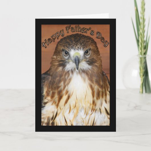 赤によって後につかれる凧が付いている幸せな父の日カード カード (正面)