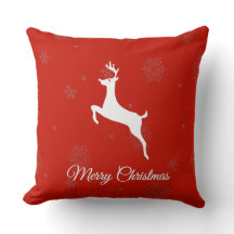 赤にクラシックは白いトナカイとメリークリスマス