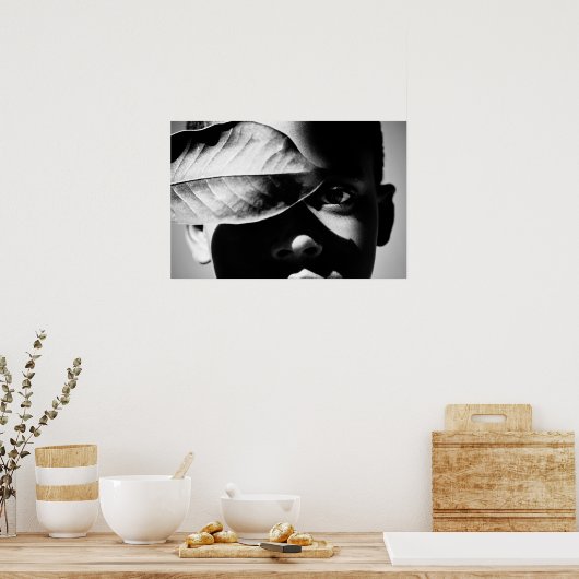 赤に偏る ポスター (キッチン)