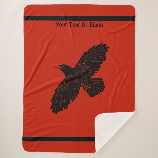 赤に割る シェルパブランケット (正面)