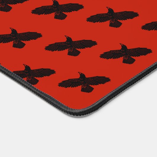 赤に割る デスクマット (コーナー)