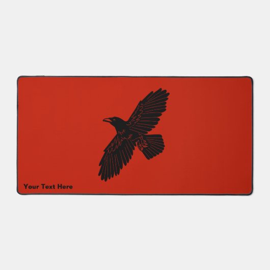 赤に割る デスクマット (正面)