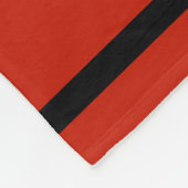赤に割る フリースブランケット (角)