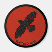 赤に割る マグネット (正面)