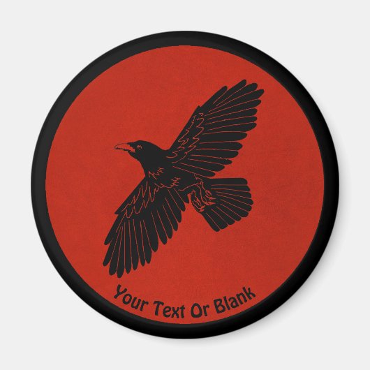 赤に割る マグネット (正面)