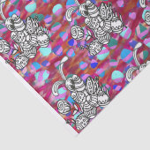 赤に卵を付けたイースターバニー 薄葉紙 (詳細)