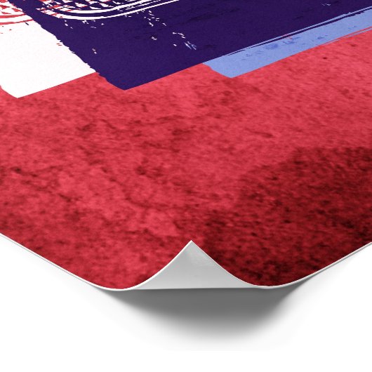 赤に対する反撃 ポスター (角)