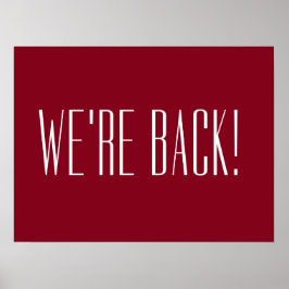 赤に戻った ポスター