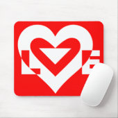 赤に白を愛 マウスパッド (マウス)