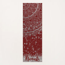 赤に銀星の魅惑の曼荼羅