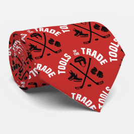 赤に関する取引のホッケーツール ネクタイ