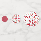 赤のぼり50th誕生日パーティー コンフェッティ (正面)