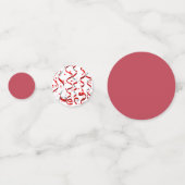 赤のぼり50th誕生日パーティー コンフェッティ (裏面)