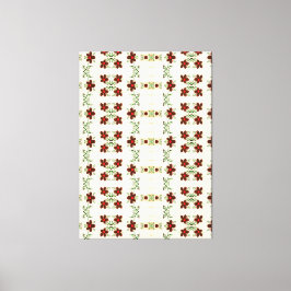 赤のアクセントを持つデザイナーウォールアート キャンバスプリント