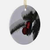 赤のオーナメント2 セラミックオーナメント (右)