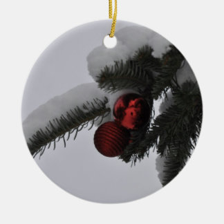 赤のオーナメント2 セラミックオーナメント