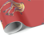 赤のカメルクリスマス ラッピングペーパー (ロールコーナー)