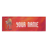 赤のカメルクリスマス 名札 (正面)