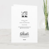 赤のギヴェルニー –  サンキューカード (裏面)