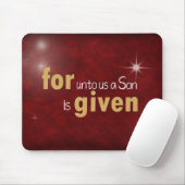 赤のクリスマスの詩 マウスパッド (マウス)