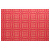 赤のクリスマススターパターン ファブリック (ヤード)