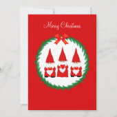 赤のクリスマス格言3枚 (正面)