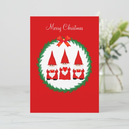 赤のクリスマス格言3枚 (スタンド正面)