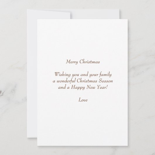 赤のクリスマス格言3枚 (裏面)