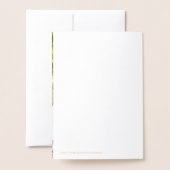 赤のコージープレイド | フォイルホリデーフォトカード 箔カード (裏面封筒付き)