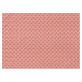 赤のジンジャーブレッドのクッキーキャンデー テーブルクロス (正面(横))