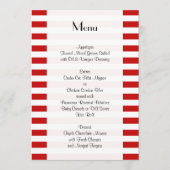 赤のストライプ, ストライプ柄, 線, メニュー (正面)