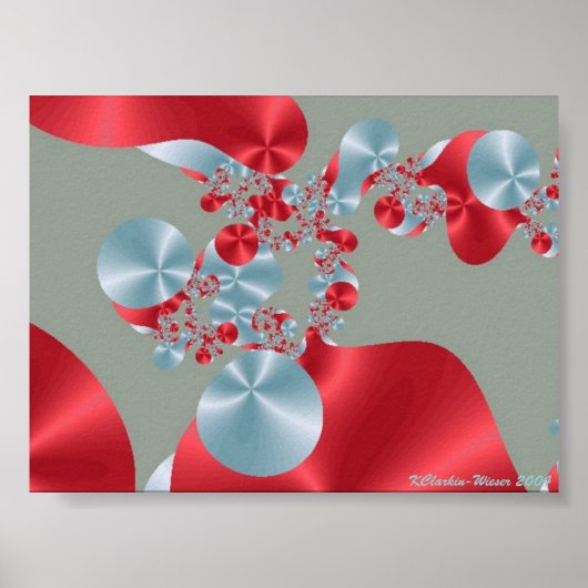 赤のセルと白のセル ポスター (正面)