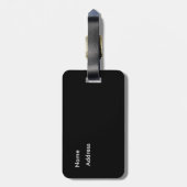 赤のチアリーダーをするブロックの荷物のラベル ラゲッジタグ (裏面縦)