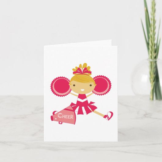 赤のチアリーダー カード (正面)