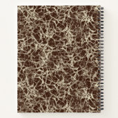 赤のネットワークニューロン – シームレスなパターン。 ノートブック (裏面)