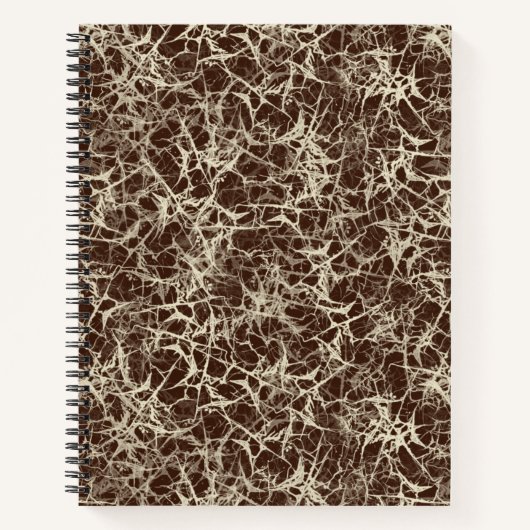 赤のネットワークニューロン – シームレスなパターン。 ノートブック (正面)