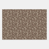 赤のネットワークニューロン – シームレスなパターン。 ラッピングペーパーシート (正面3)