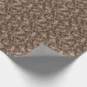 赤のネットワークニューロン – シームレスなパターン。 ラッピングペーパー (角)