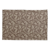 赤のネットワークニューロン – シームレスなパターン。 枕カバー (裏面)