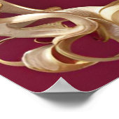 赤のハミングバード ポスター (角)