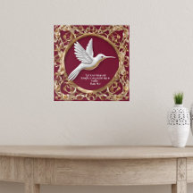 赤のハミングバード